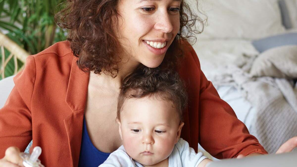 mother with baby
