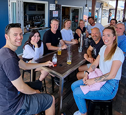 coffs team lunch Janison 2022