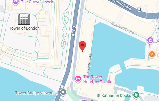 1 st katharine's way london map