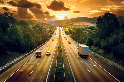 motorway stylised