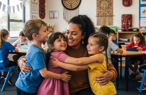 new zealand students classroom